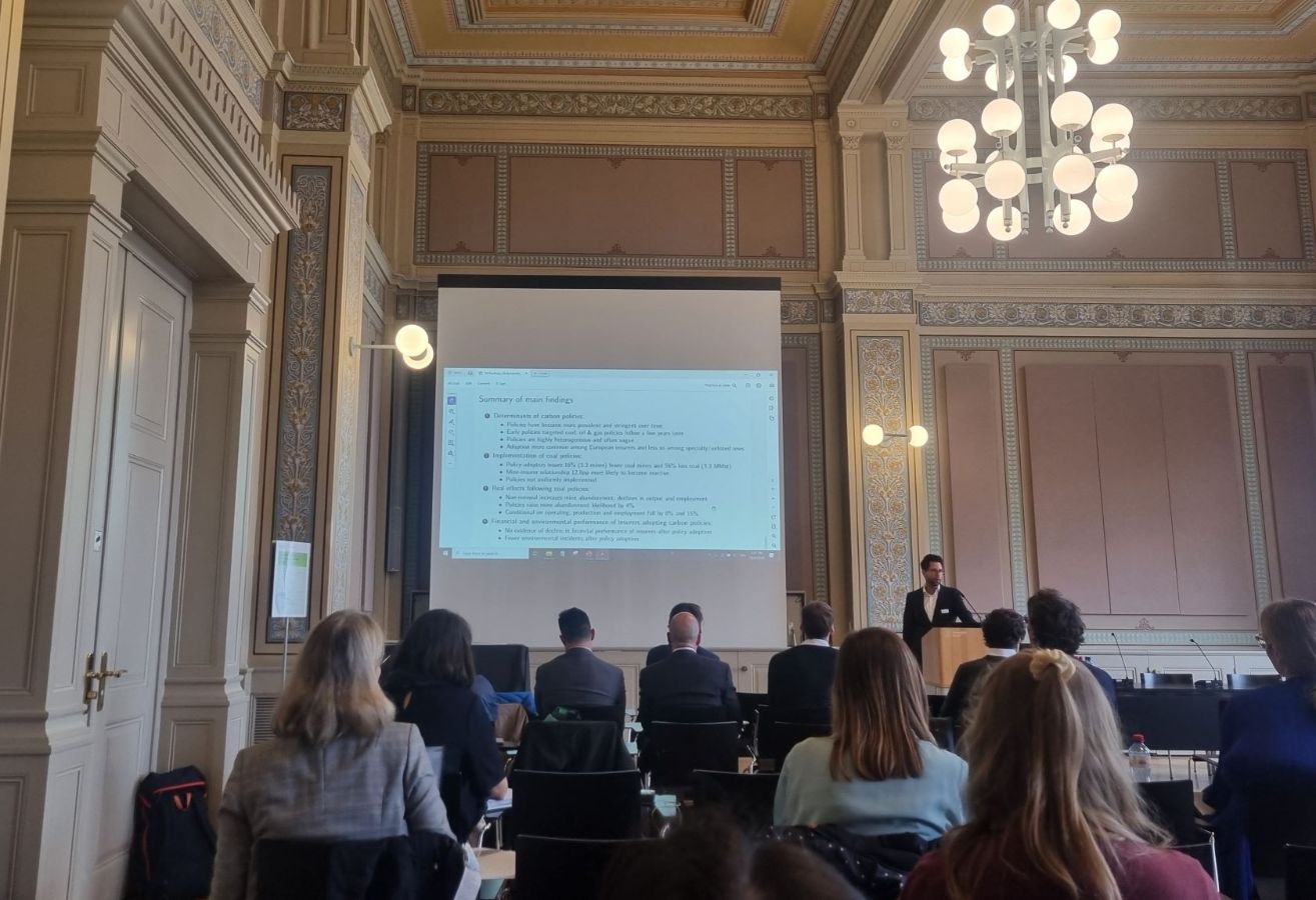 Recent Insights from Academia: Insurers’ Carbon Underwriting Policies by Prof. Zacharias Sautner, University of Zurich and Swiss Finance Institute